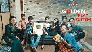Finally Dream Comes True I Got Golden Play Button From Youtube Finally Dream Comes True I Got Golden Play Button From Youtube