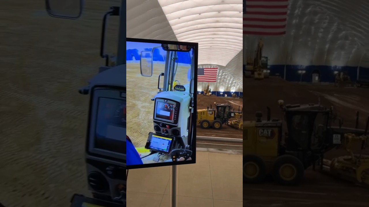 REMOTE CONTROL STATION / SIMULATOR CATERPILLAR JOYSTICK 🕹️ MOTOR GRADER