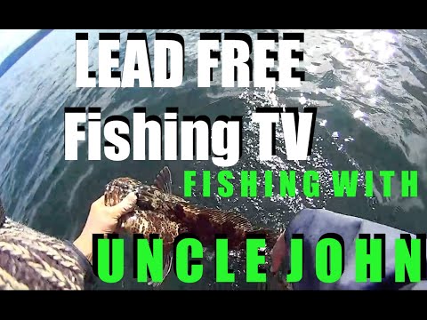 Lead Free Fishing TV : #Fishing with Uncle John - #jigging for bottom fish off Cortes #island #bc