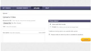 WGU Student Video System and Taskstream Submission