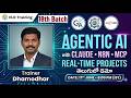 GenAi + Agentic + MCP + N8n With Claude Demo in Telugu18th Batch 6PM vlrtraining By Dhamodhar