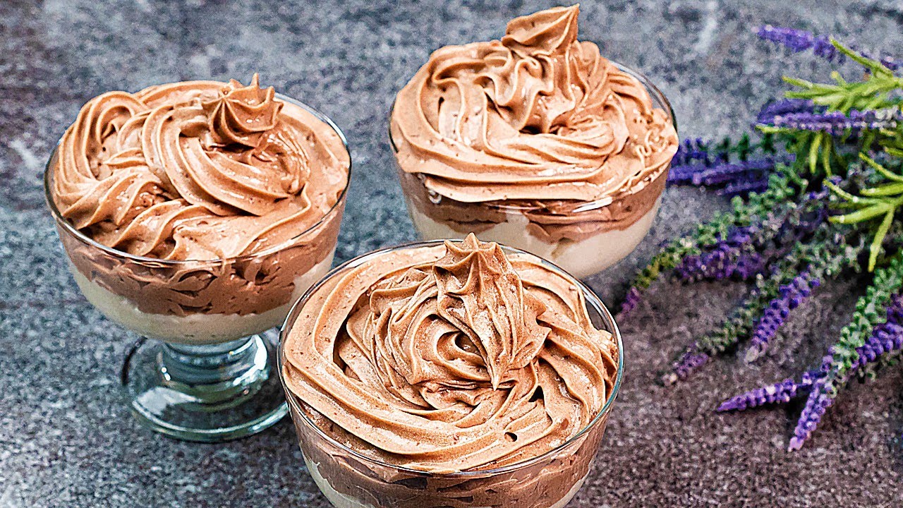 Luftiges Mousse in 5 Minuten ohne Gelatine und Mehl - YouTube