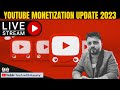 Youtube monetization update 2023  tech with kausty  ep53 mysmartsupport