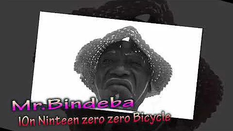MR.BINDEBA ON AN AFRICAN BICYCLE