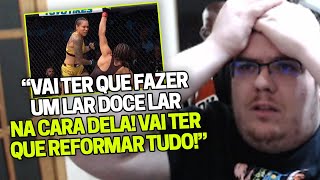 CASIMIRO REAGE: AMANDA NUNES VS JULIANA PEÑA - UFC 277 | Cortes do Casimito