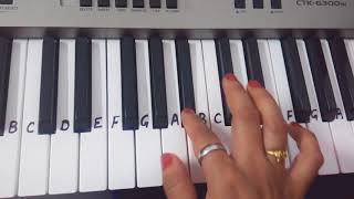 Are dwarpalo Kanhaiya se keh do|Keyboard Tutorial|Harmonium|Piano|Step by Step chords