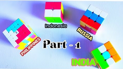 Flags of All Countries on The Rubik