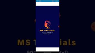 AP TET 2024 // HOW TO DOWNLOAD MS Tutorials App#dsc #aptet #tetdsc #tet#apdsc2024 screenshot 1