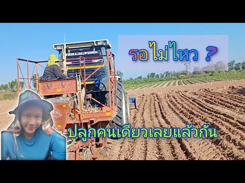| ขึ้นคนเดียวจะรอดไหม? เครื่องปลูกอ้อยร่องคู่ | แมวอ้วน Channel
