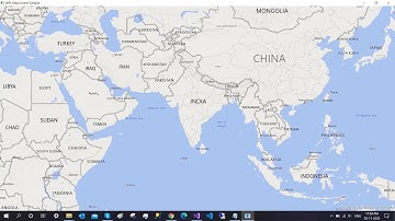 XAML Islands - How to use MapControl in a WPF application