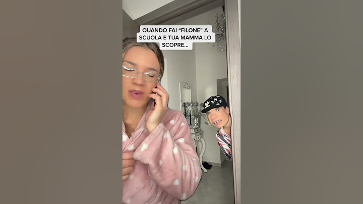 Quando fai “FILONE” a scuola e tua mamma lo scopre