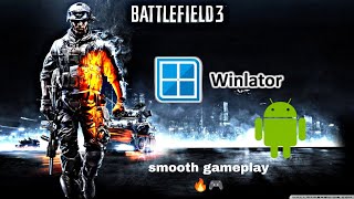 Battlefield 3 Pc Game On Android | Winlator Ludashi Emulator | On Snapdragon 8s Gen3 🎮🔥