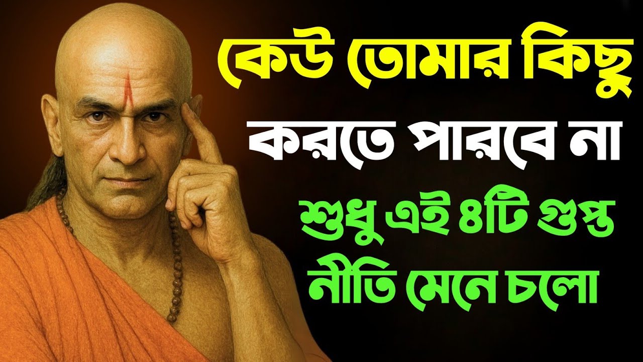 কেউ তোমার কিছু করতে পারবে না এই 8টি গুপ্ত নীতি | Bengali Motivational Video By Aacharya Chanakya