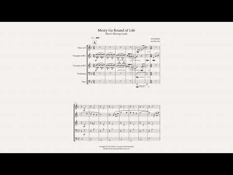 Merry Go Round of Life for Brass Quintet - Joe Hisaishi