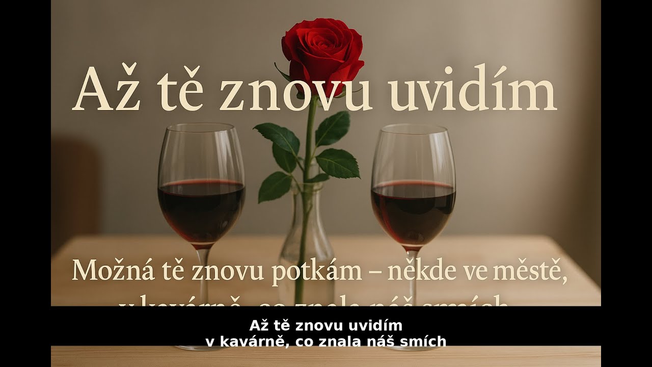 Až tě znovu uvidím ....Česká balada o tichém setkání ženy a muže po létech