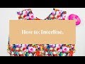 How To: Interline / Underline a Garment