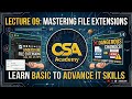 Lecture 09: Understanding File Extensions & Item Check Boxes in Windows 10 | Computer Course