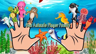 Animals Finger Family ( Sea Animals Version) Nursery Rhymes & Kids Song