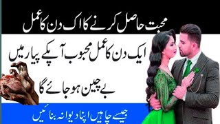 Most Powerful Wazifa For Mohabbat || Dua For Love || Mohabbat Hasel Karny Ka Wazifa Sachi Kahani