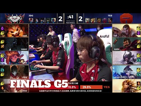JDG vs TOP - Game 5 | Grand Finals Playoffs LPL Summer 2020 | JD Gaming vs Top Esports G5