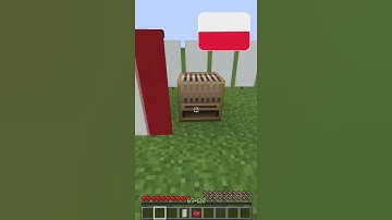 How To Make The Polish flag In Minecraft #banner #tutorial #minecraft #poland