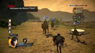 Attack on Titan Gameplay Survey Mission 3 #2: Strike Back at the Titans
