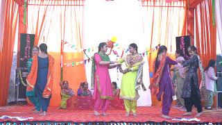 Punjabi Remix Giddha (Cultural performance) senior girls at Guru Nanak International public school
