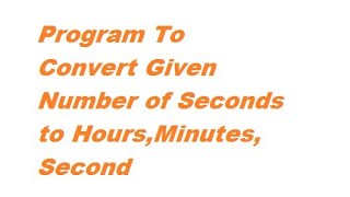 How to covert seconds in hours minutes second in java