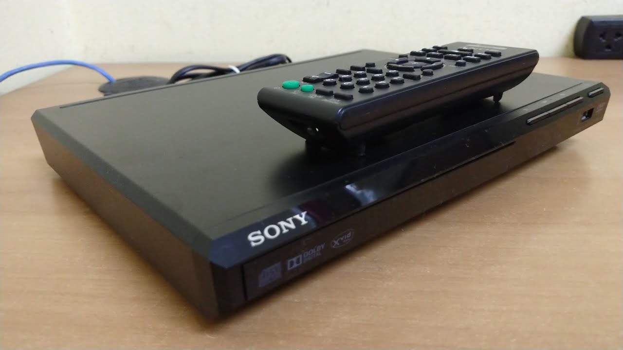 teste DVD CD Player Sony DVP SR370
