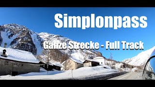 Simplonpass Switzerland - Full Lenght Car Ride in 4K