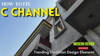 C Channel Elevation Trending C Channel Front Elevation How To Fix C Channel In Elevation
