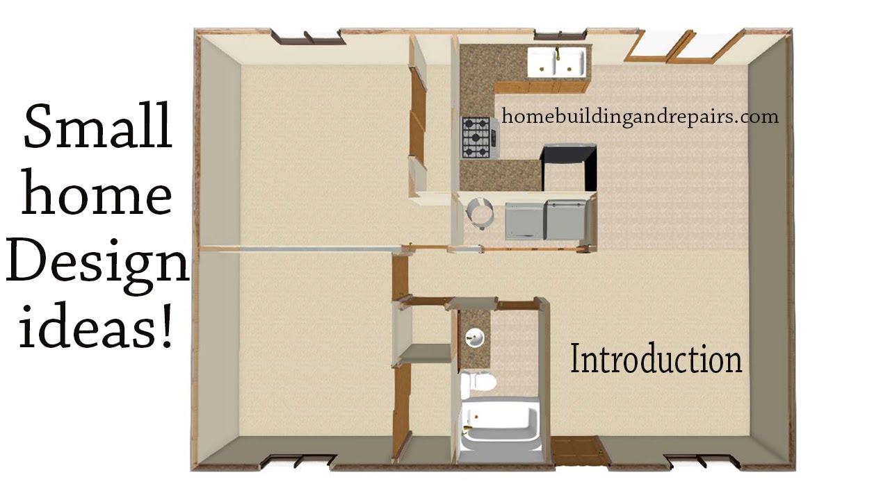 850 Square Foot 2 Bedroom House Design And Building Tutorials Part 