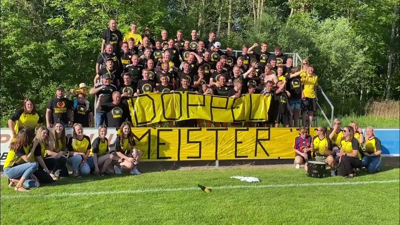 Feier der Doppelmeisterschaft des FC Oberpöring Mai 2022 YouTube