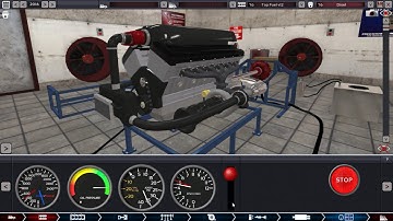 Dyno Testing 15 Liter Engine - 100 Octane Fuel  4000HP (Automation Game)