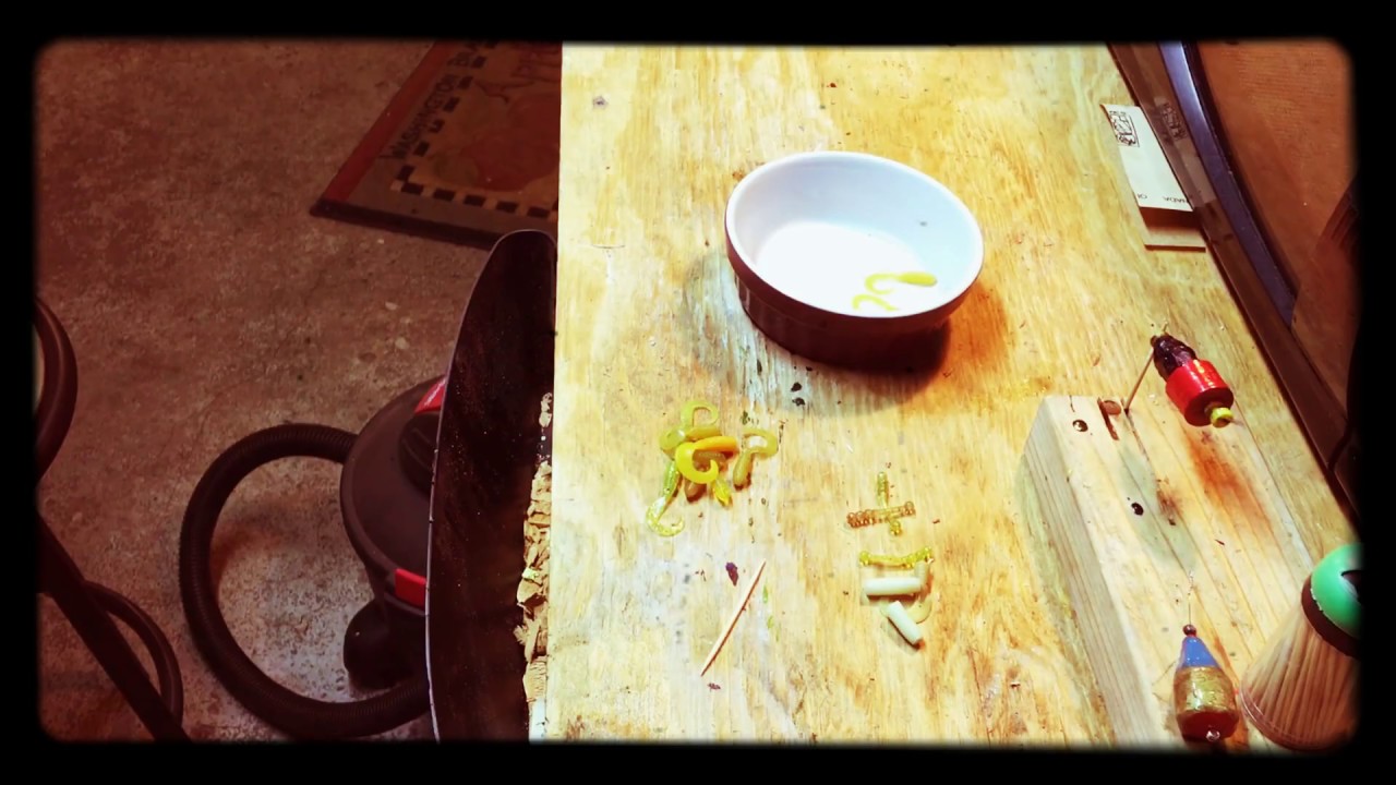 Making fishing lure molds out of plaster of Paris YouTube