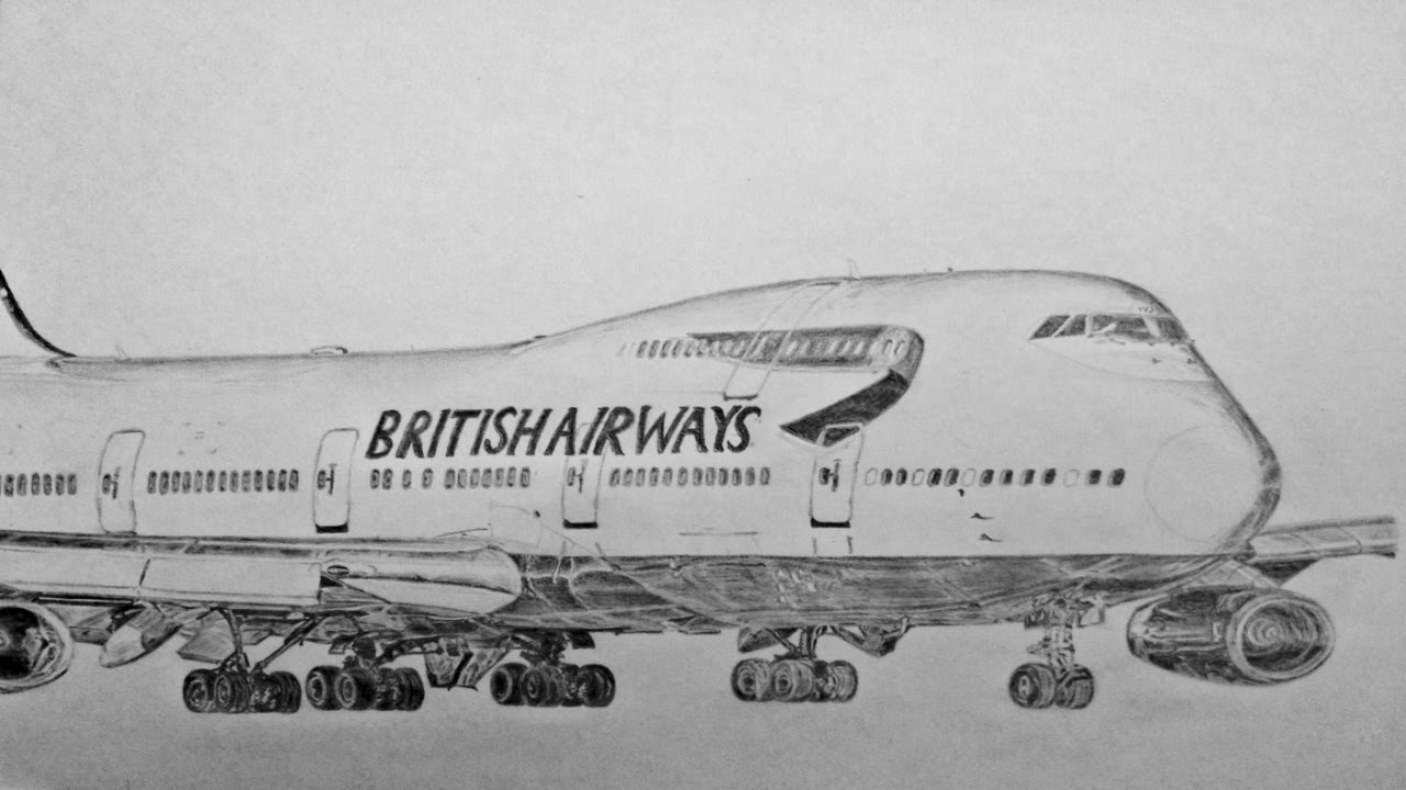 Boeing 747 Drawing