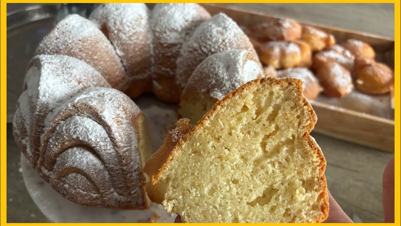 Zachte en luchtige citroen tulband cake het perfecte recept! 🍋