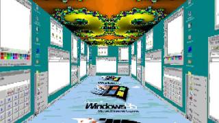 Windows 98 maze screensaver custom edit Windows 95