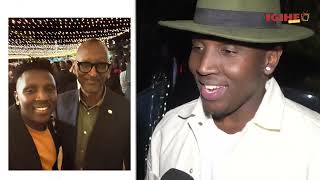 Christopher yahishuye inzira byanyuzemo ngo yisange mu ifoto imwe na Perezida Kagame