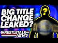 Wwe raw emergency plan new championship belts aew problem the rock denial  wrestletalk