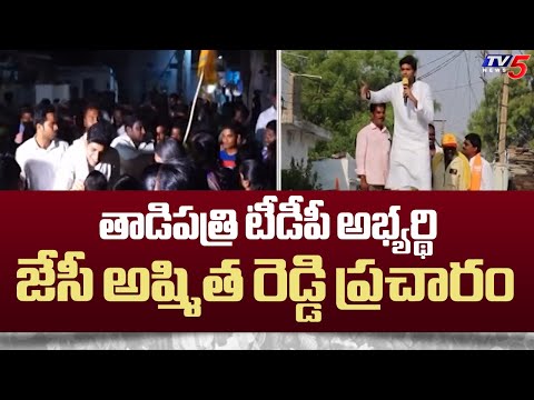 జేసీ అష్మిత రెడ్డి ప్రచారం : TDP Candidate JC Asmith Reddy Election Campaign In Tadipatri | TV5 News - TV5NEWS