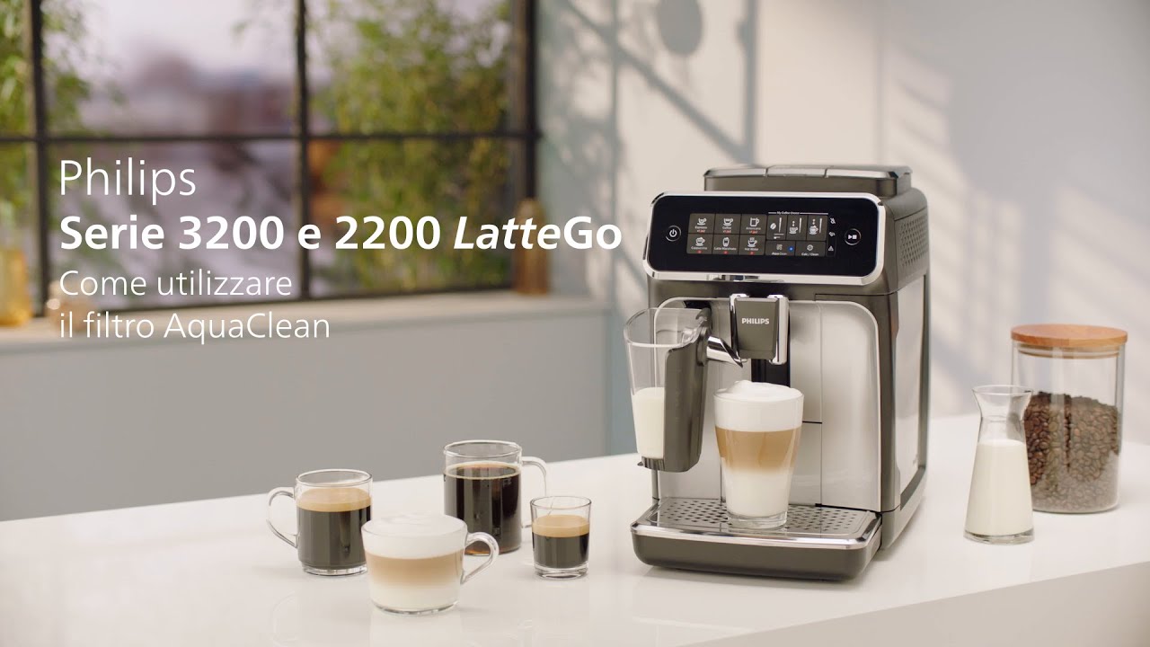 Macchina da caffè Philips Serie 2200 e 3200 LatteGo