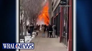 NY: Huge flames, smoke pour out of four-alarm fire in Buffalo