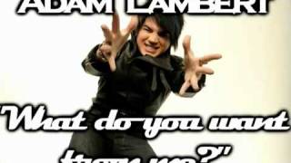 Adam Lambert - Whatdoya Want From Me