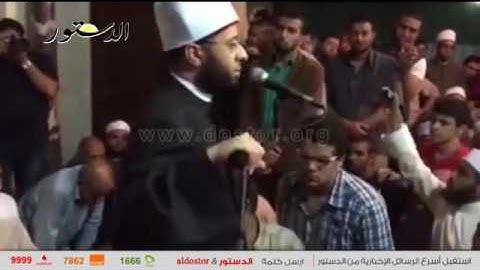 11-أسامة الأزهري ينعي الشيخ عبدالحكيم عبداللطيف شيخ عموم المقارئ المصرية 9-9-2016