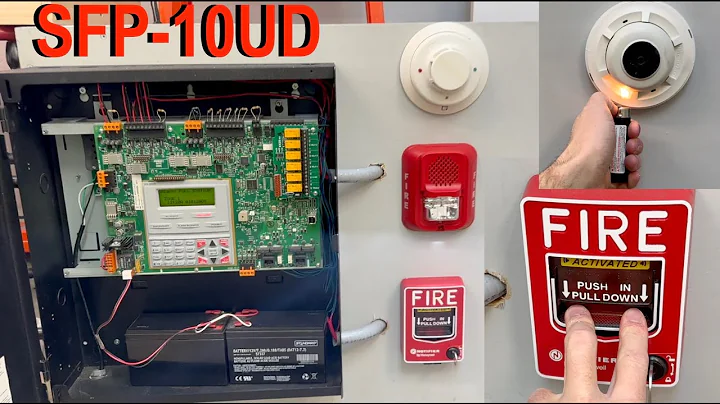 Notifier SFP-10UD Fire alarm demo system