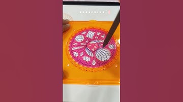 Simple Spirograph Satisfying Design#design #spirograph #satisfying #drawing #craft #mandala #simple