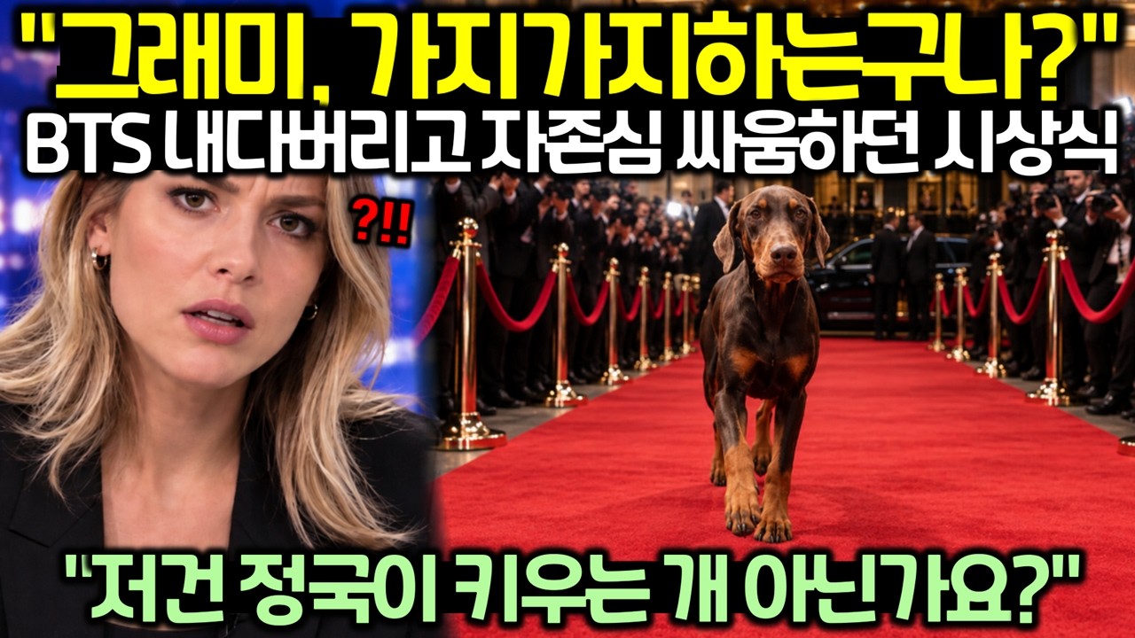 "그래미, 가지가지하는구나?" BTS 내다버리고 자존심 싸움하던 시상식 결국...!