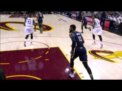 Paul George & LeBron James Trade Dunks In Cleveland | April 2, 2017