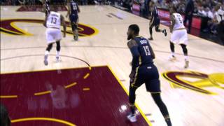 Paul George \& LeBron James Trade Dunks In Cleveland | April 2, 2017